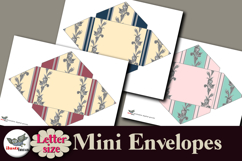 Vintage Mini Envelopes Printable Kit Letter Size Product Image 4