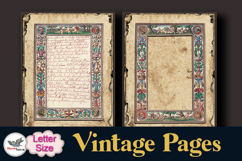 Vintage Illuminated Frames Papers Letter Size Product Image 5