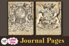 Vintage Heraldry Journal Pages Letter Size Vol 1 Product Image 5