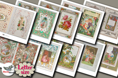 Vintage Valentine Cards Bundle 46 Printable Love Cards Product Image 4