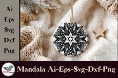 Luxury Ornamental Mandala SVG Bundle Gold &amp; Black Product Image 2