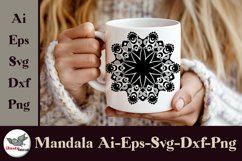 Geometric Mandala SVG Set Gold &amp; Black Vector Art Product Image 2