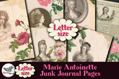 Marie Antoinette Journal Pages Letter Printable Set Product Image 1