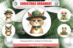 Annoyed Retro St Patricks Ornament Product Image 1