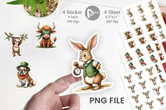 Annoyed Retro St Patricks Sticker Product Image 1