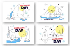 8 Antarctic Day Illustration Product Image 2