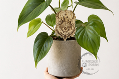 Gothic Plant Stake - Anthurium - SVG PNG Laser Cut - Garden Product Image 4