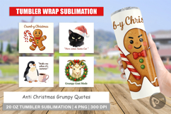 Tumbler Anti Christmas Grumpy Quotes Product Image 1