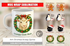Mug Wrap Anti Christmas Grumpy Quotes Product Image 1