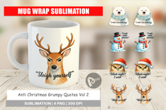 Mug Wrap Anti Christmas Grumpy Quotes Product Image 1