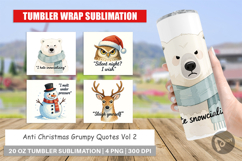 Tumbler Anti Christmas Grumpy Quotes Product Image 1