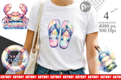 Anti Social Beach Quotes Sublimation Product Image 1
