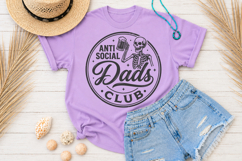 Anti Social Dads Club SVG, Funny Beer Skeleton Dad PNG Product Image 3