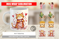 Anti-Valentine's Singles Mug Wrap Product Image 1