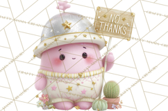 Anti Valentine Self Love Clipart PNG Sarcastic Galentine Product Image 3