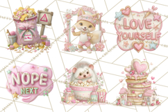 Anti Valentine Self Love Clipart PNG Sarcastic Galentine Product Image 4