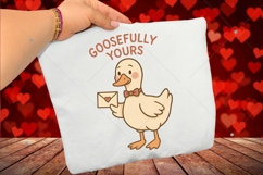 Anti Valentine Goose PNG, Goosefully Yours Design, Funny Product Image 3