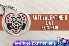 Anti Valentines Day Keychain|Anti Social Keyring|Love Quotes Product Image 4