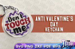 Anti Valentines Day Keychain|Anti Social Keyring|Love Quotes Product Image 6