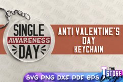 Anti Valentines Day Keychain|Anti Social Keyring|Love Quotes Product Image 12