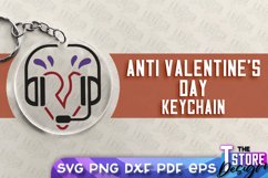 Anti Valentines Day Keychain|Anti Social Keyring|Love Quotes Product Image 15