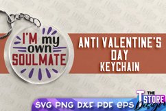 Anti Valentines Day Keychain|Anti Social Keyring|Love Quotes Product Image 17