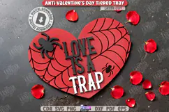 Anti-Valentine's Day Tiered Tray Laser Cut|Mini Sassy Signs Product Image 6