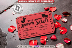 Anti-Valentine's Day Tiered Tray Laser Cut|Mini Sassy Signs Product Image 13