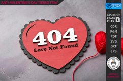 Anti-Valentine&#039;s Day Tiered Tray|Sassy Signs SVG|Love Signs Product Image 1