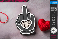 Anti-Valentine&#039;s Day Tiered Tray|Sassy Signs SVG|Love Signs Product Image 1
