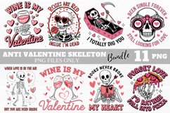 Anti Valentine Skeleton Bundle PNG Product Image 1