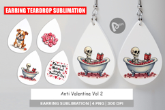 Anti-Valentine's Singles Earring Product Image 1