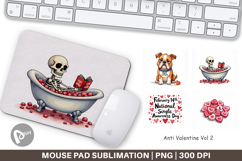 Anti-Valentine's Singles Mouse Pad Product Image 1