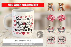 Anti-Valentine's Singles Mug Wrap Product Image 1
