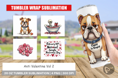 Anti-Valentine's Singles Tumbler Product Image 1