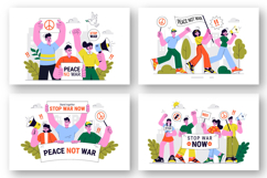 10 Anti War Resistance Demonstration Illustration Product Image 2