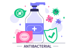 11 Antibacterial Practices Illustration Product Image 5