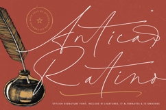 Antica Ratino - Stylish Signature Font Product Image 1