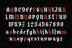 Antifight - Modern Gothic Blackletter Font Product Image 12