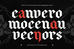 Antifight - Modern Gothic Blackletter Font Product Image 4