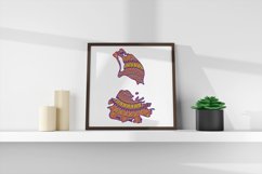 Layered Map Mandala. Antigua and Barbuda Product Image 3