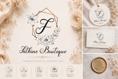 Antique Blossom Monogram Product Image 3