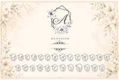 Antique Blossom Monogram Product Image 5