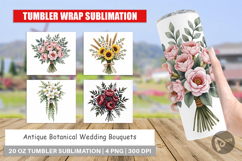 Botanical Wedding Bouquets Tumbler Product Image 1