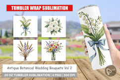 Botanical Wedding Bouquets Tumbler Product Image 1