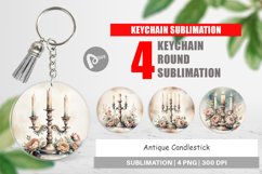 Keychain Antique Candlestick Product Image 1