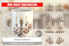 Mug Wrap Antique Candlestick Product Image 1