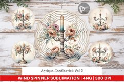 Wind Spinner Antique Candlestick Product Image 1