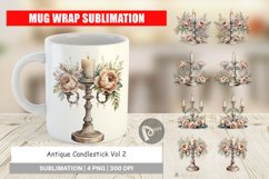 Mug Wrap Antique Candlestick Product Image 1