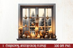 Antique Christmas Ornament Clipart, Christmas Clipart Product Image 1